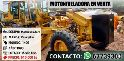 MOTONIVELADORA 140 G